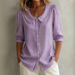 Summer Commuter Striped Button-Down Shirt