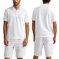 Men's Casual Top & Shorts 2-Piece Set