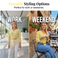 Women's Elegant V-Neck Tie-Waist Top