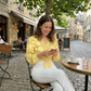 Women's Elegant V-Neck Tie-Waist Top
