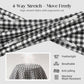 Gingham Capri Pants – Drawstring Comfort & Breathable Cotton-Linen