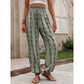 Women's Smocked High Waist Printed Lantern Pants