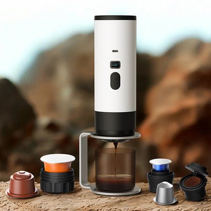 ☕ 50% OFF NOW! 🔋 Portable Espresso Machine for Travel – Compact Design, Digital Display, Type-C Fast Charging & 90ml Perfect Shot ✨