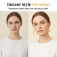 ✨Buy 1 Get 1 Free✨Women’s Minimalist Textured Hoop Earrings Statement Round Jewelry