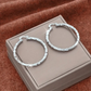 ✨Buy 1 Get 1 Free✨Women’s Minimalist Textured Hoop Earrings Statement Round Jewelry