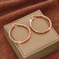 ✨Buy 1 Get 1 Free✨Women’s Minimalist Textured Hoop Earrings Statement Round Jewelry