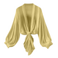 Women's Lightweight Chiffon Tie-Front Cardigan