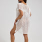 Women‘s Hollow Out Beach Cover Up Crewneck