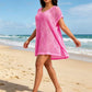 Women‘s Hollow Out Beach Cover Up Crewneck