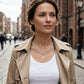 Double Layer Cross Chain Necklace