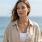 Double Layer Cross Chain Necklace