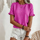 Women's Elegant Ruffle Sleeve Summer Top