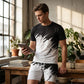 Men’s Summer Dynamic Print Casual Set