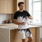 Men’s Summer Dynamic Print Casual Set