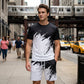 Men’s Summer Dynamic Print Casual Set