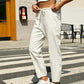 Women's Relaxed Fit Tapered Cotton Trousers