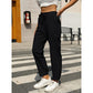 Women's Relaxed Fit Tapered Cotton Trousers