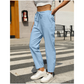 Women's Relaxed Fit Tapered Cotton Trousers