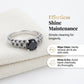 Women's Vintage Black Zircon Ring