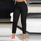 Women's High Waisted Cropped Suit Pants