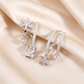 Women's Asymmetric Zirconia Star Nebula Earrings