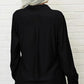 Women's Solid Lapel Long Sleeves Button-Down Shirt
