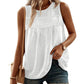 Women's Sleeveless Lace Trim Tank Top