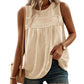 Women's Sleeveless Lace Trim Tank Top