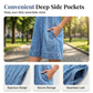 Women V Neck Sleeveless Loose Jumpsuit Shorts