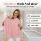 Women’s Summer Batwing Sleeve Top Casual Split Loose Blouse