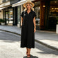 Women's Casual Maxi Dress with Side Split