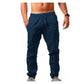 Men's Casual Linen Drawstring Trousers