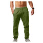Men's Casual Linen Drawstring Trousers