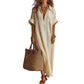 👗 50% OFF!🌸Women's Minimalist Solid Color Maxi Dress