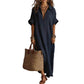 👗 50% OFF!🌸Women's Minimalist Solid Color Maxi Dress