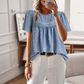 Women's Casual Crew Neck Short Sleeve Blouse