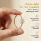 Elegant Snowflake Zircon Hoop Earrings