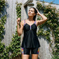 Women's Flowy Tankini Top and Shorts Bathing Suit – Tummy Control, Boy Shorts, Supportive ✨
