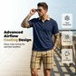 Men's Summer Shirt and Plaid Shorts Set