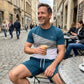 Men Color-Block T-Shirt and Shorts Set