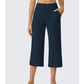 👖50% OFF!✨Women's Casual Wide Leg Cropped Pants – Side Pockets, Breathable, Versatile 🌿