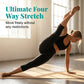 Women Breathable Mesh Splicing Yoga Leggings