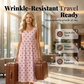 Women Sleeveless Polka Dot Maxi Dress with Pockets V Neck Summer Sundress