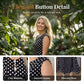 Women’s Summer Plus Size Polka Dot Sleeveless Midi Dress