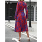 Multi-Color Printed Shirt Dress