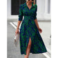 Multi-Color Printed Shirt Dress