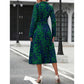 Multi-Color Printed Shirt Dress