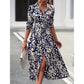 Multi-Color Printed Shirt Dress