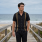 👔50% OFF!✨Men's Breathable Shirt & Pants 2-Piece Set