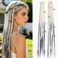 💇‍♀️50% OFF!✨Maillard Style Pre-Braided Hair Extensions – Bohemian Braids, Metallic Accents, Festival Ready 🌸